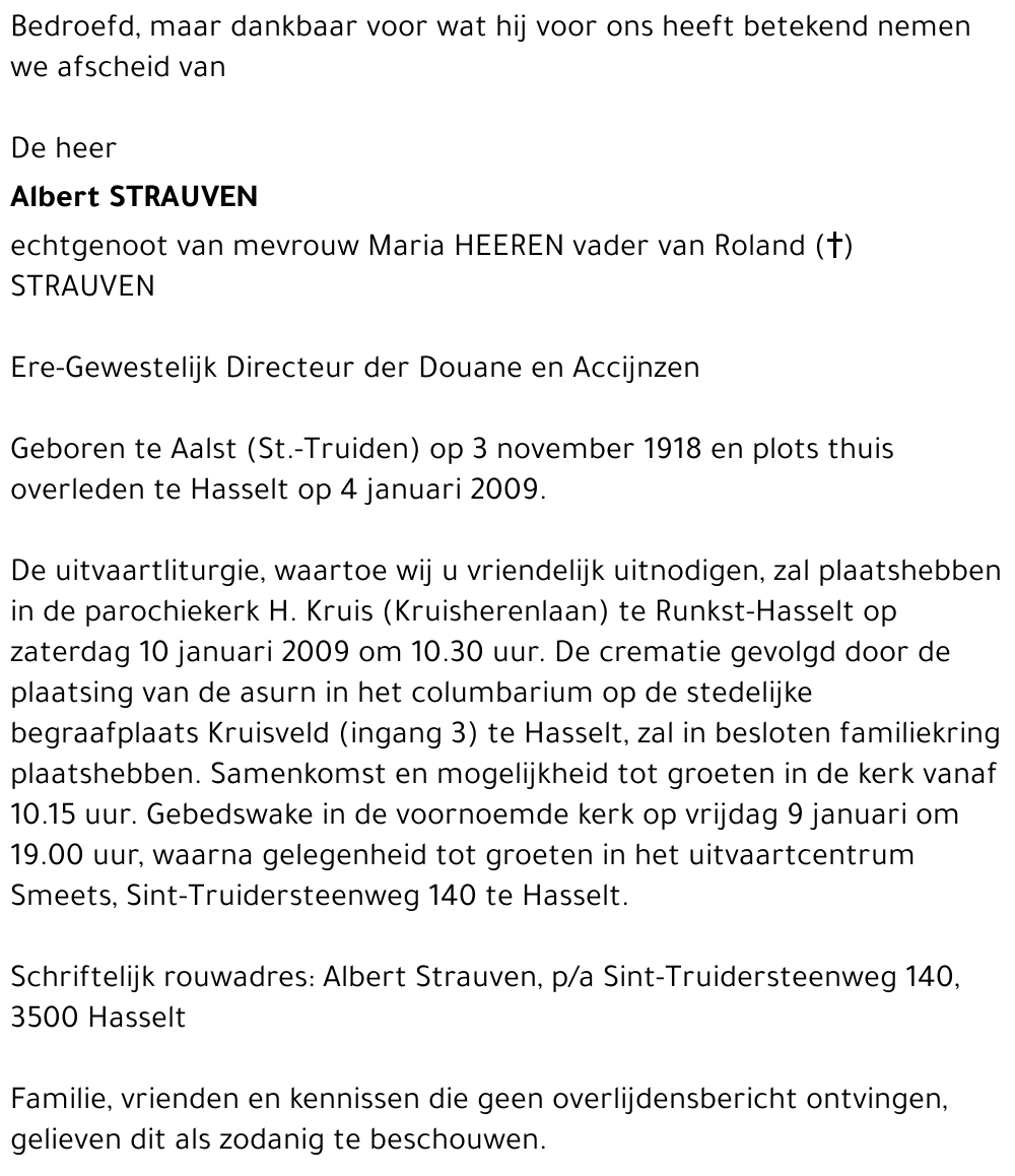 Albert Strauven