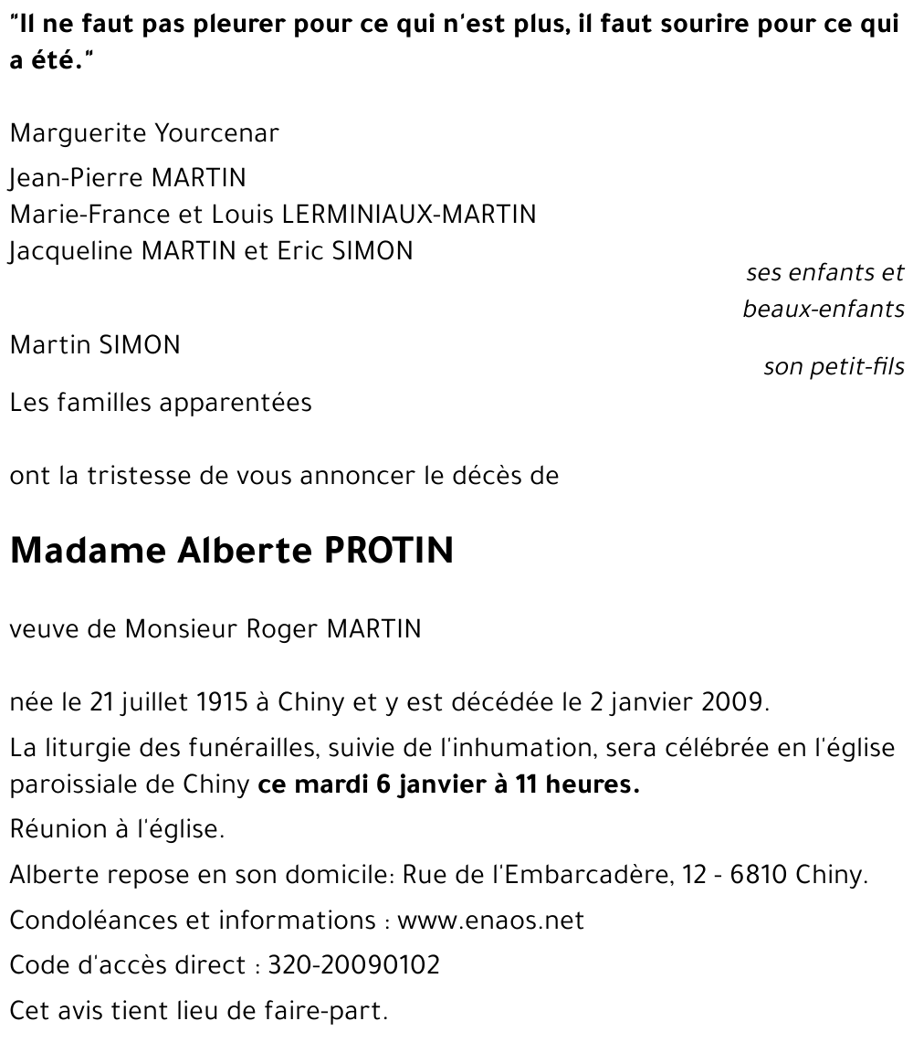 Alberte PROTIN