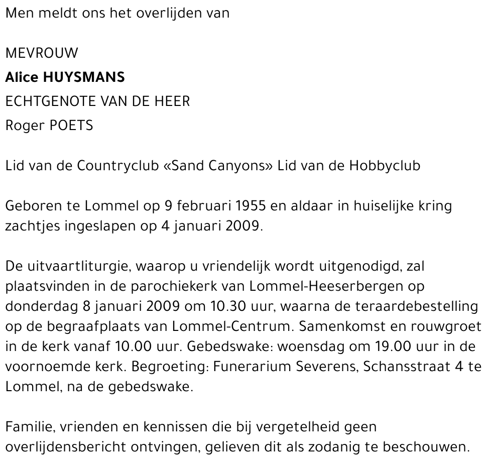 Alice Huysmans