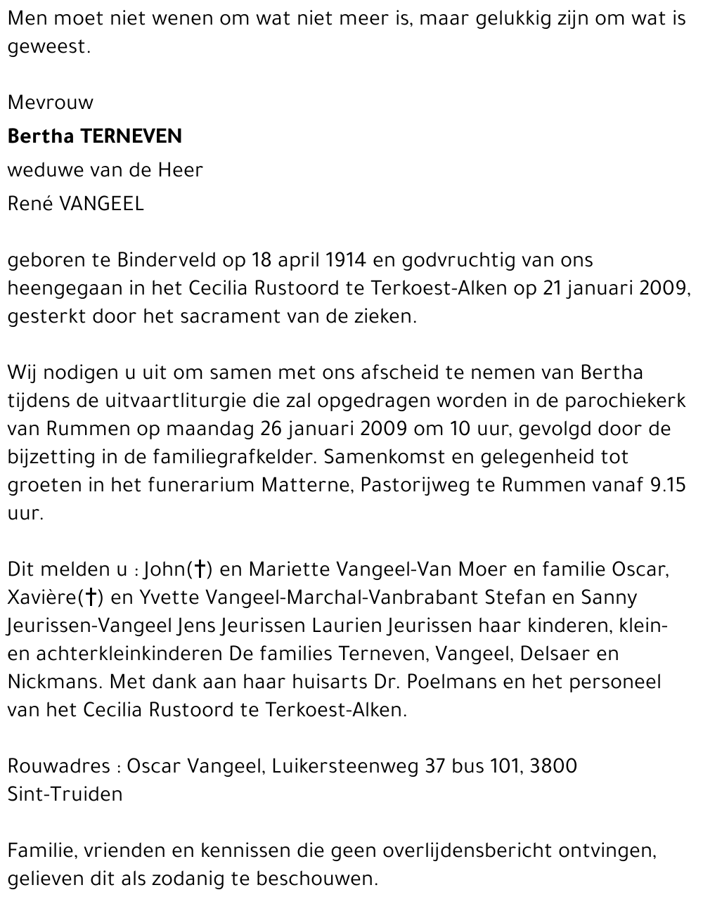 Bertha Terneven