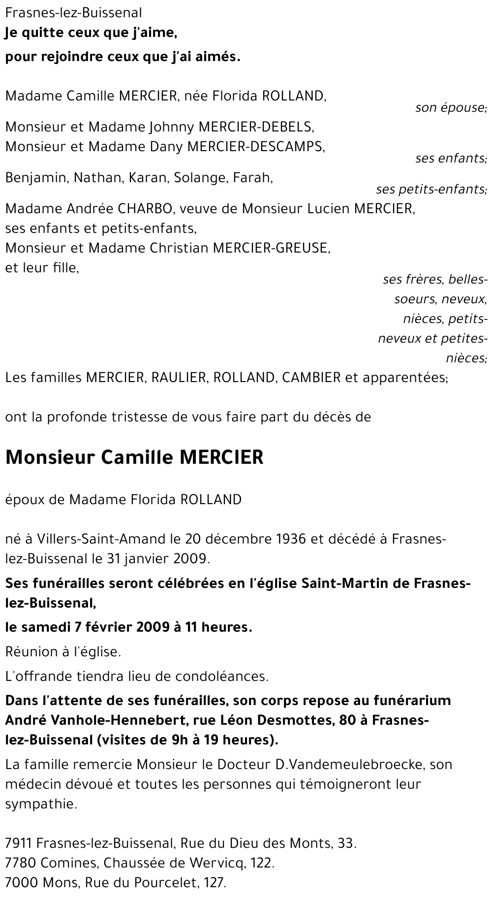 Camille MERCIER