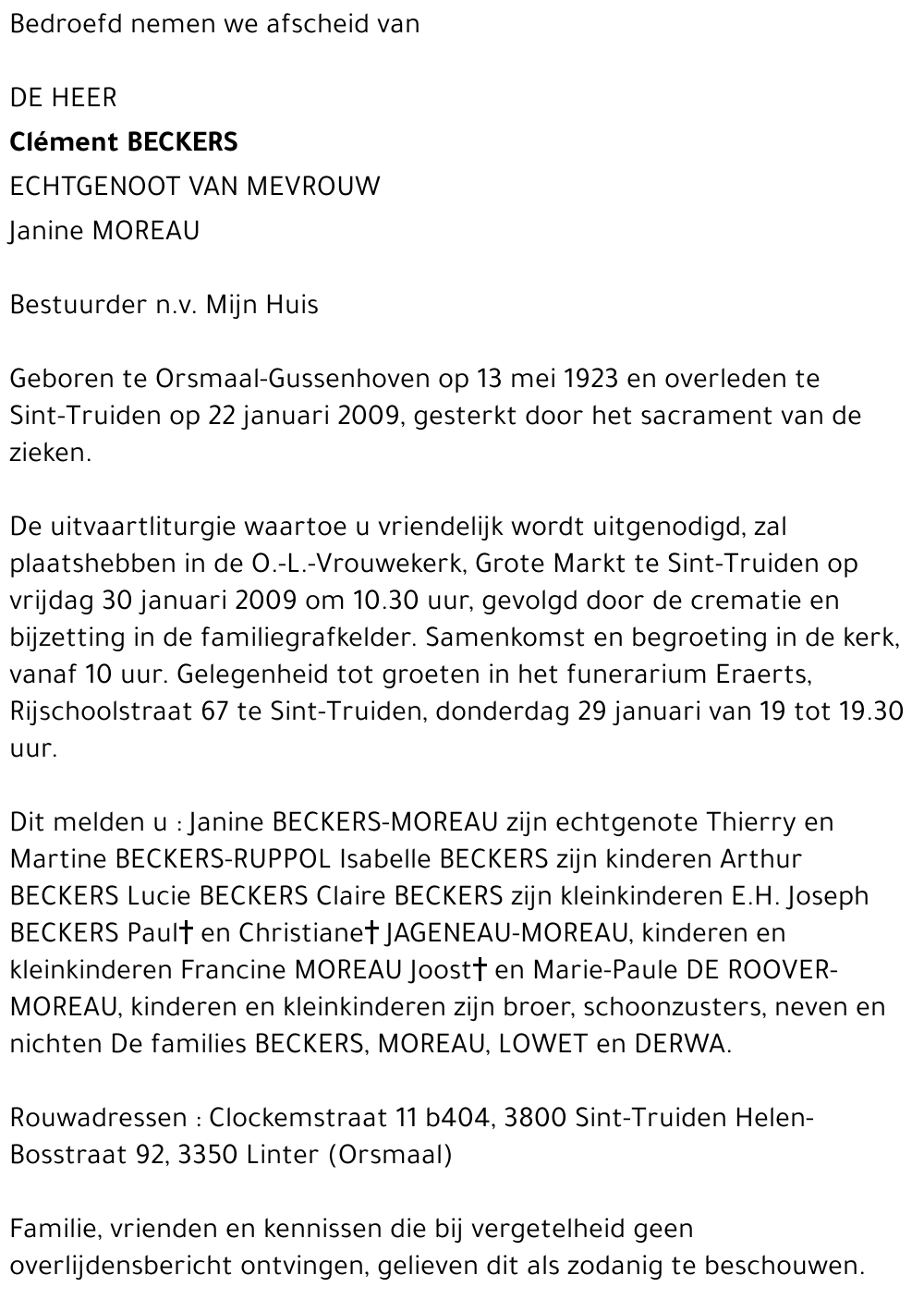 Clement Beckers