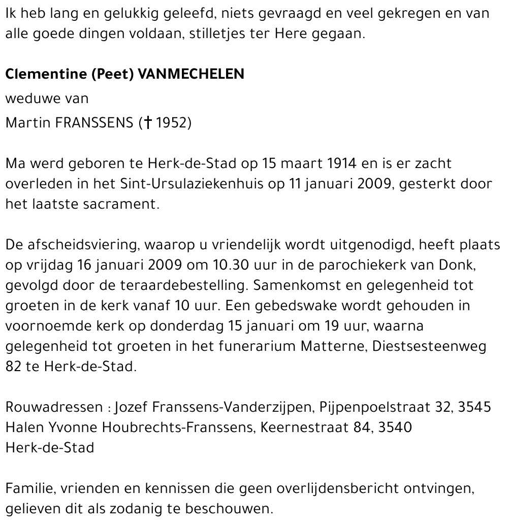 Clementine Vanmechelen