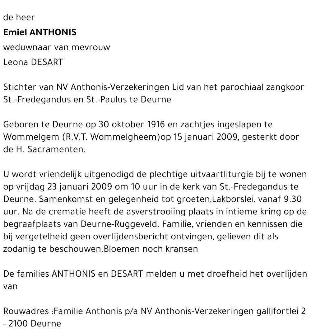 Emiel Anthonis
