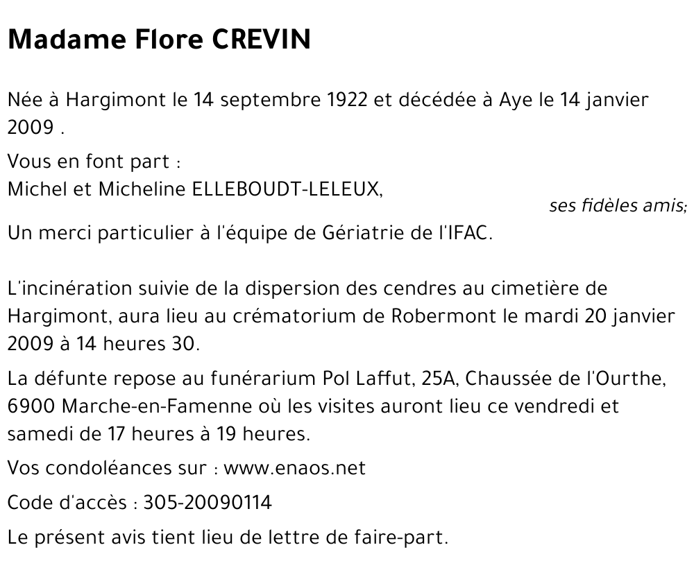Flore CREVIN
