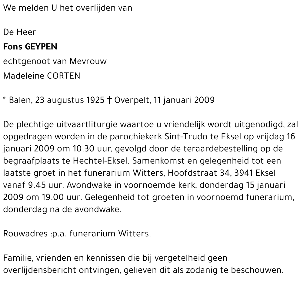 Fons Geypen