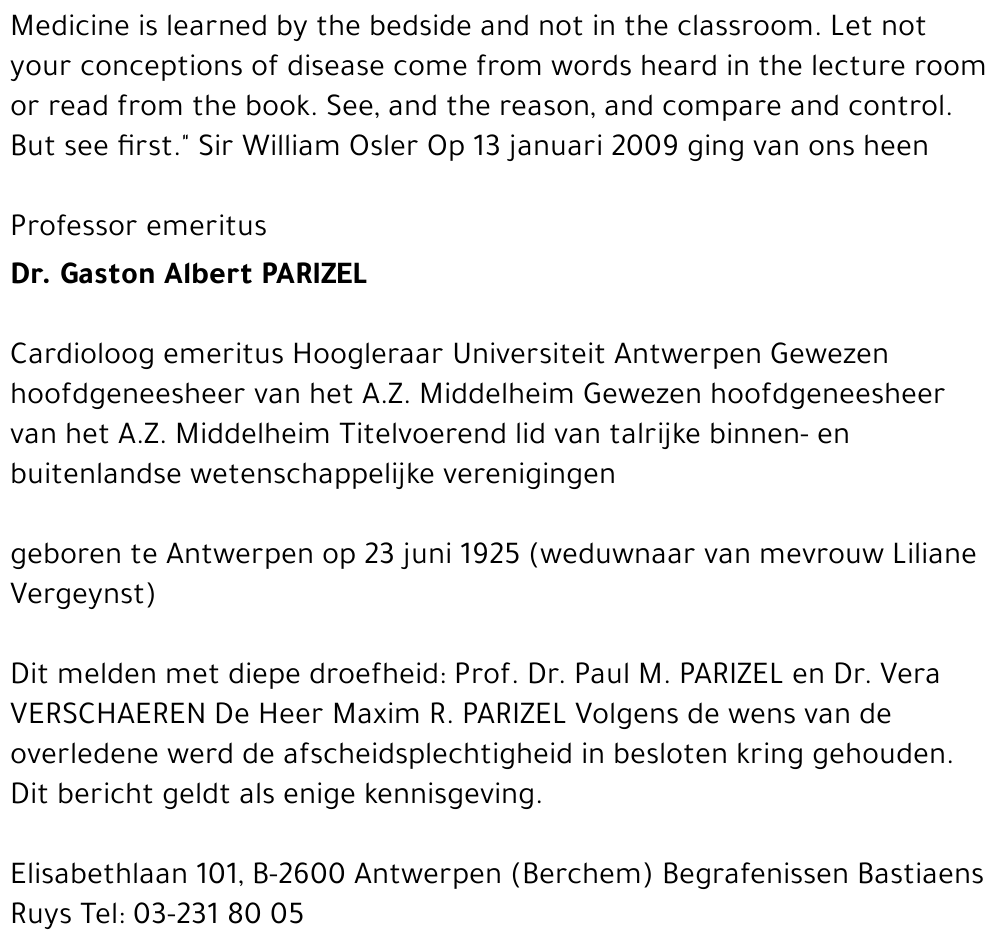 Gaston Albert Parizel