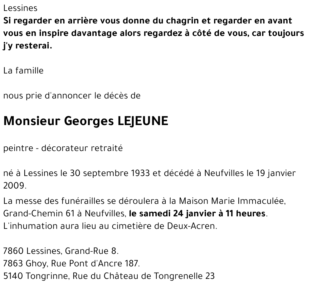 Georges LEJEUNE