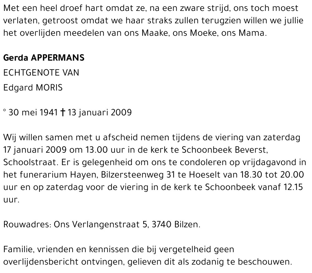 Gerda Appermans