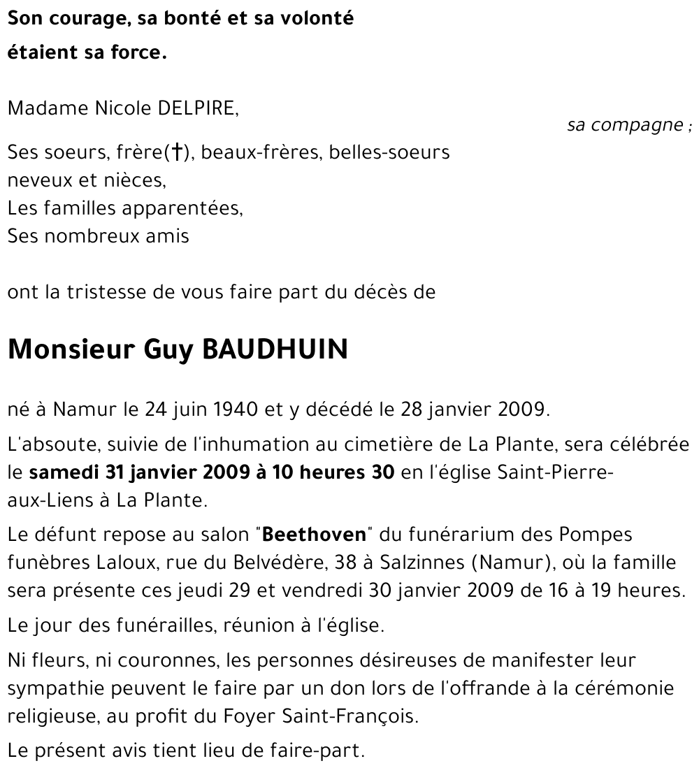 Guy BAUDHUIN
