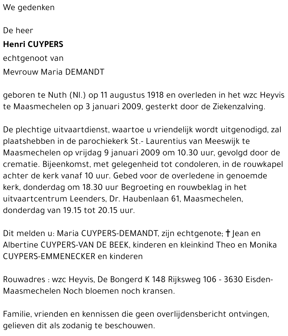 Henri CUYPERS
