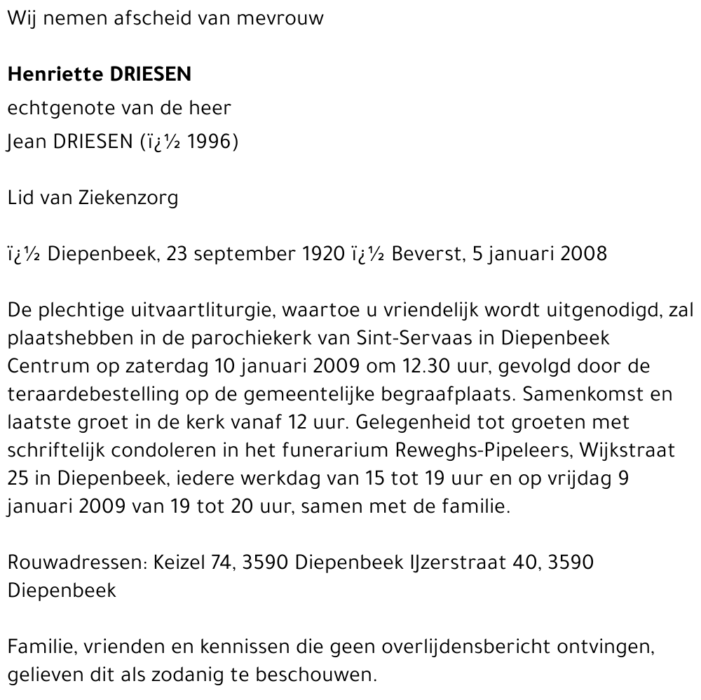 Henriette Driesen