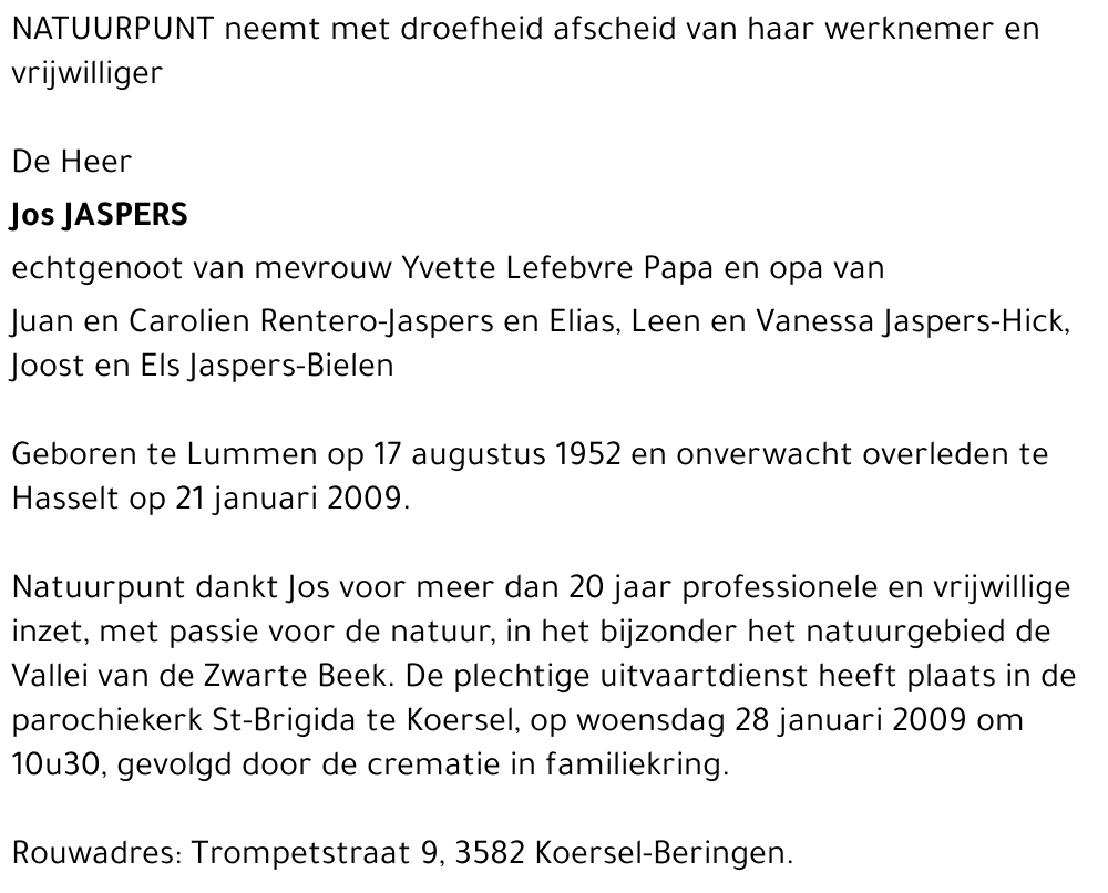 Jos Jaspers