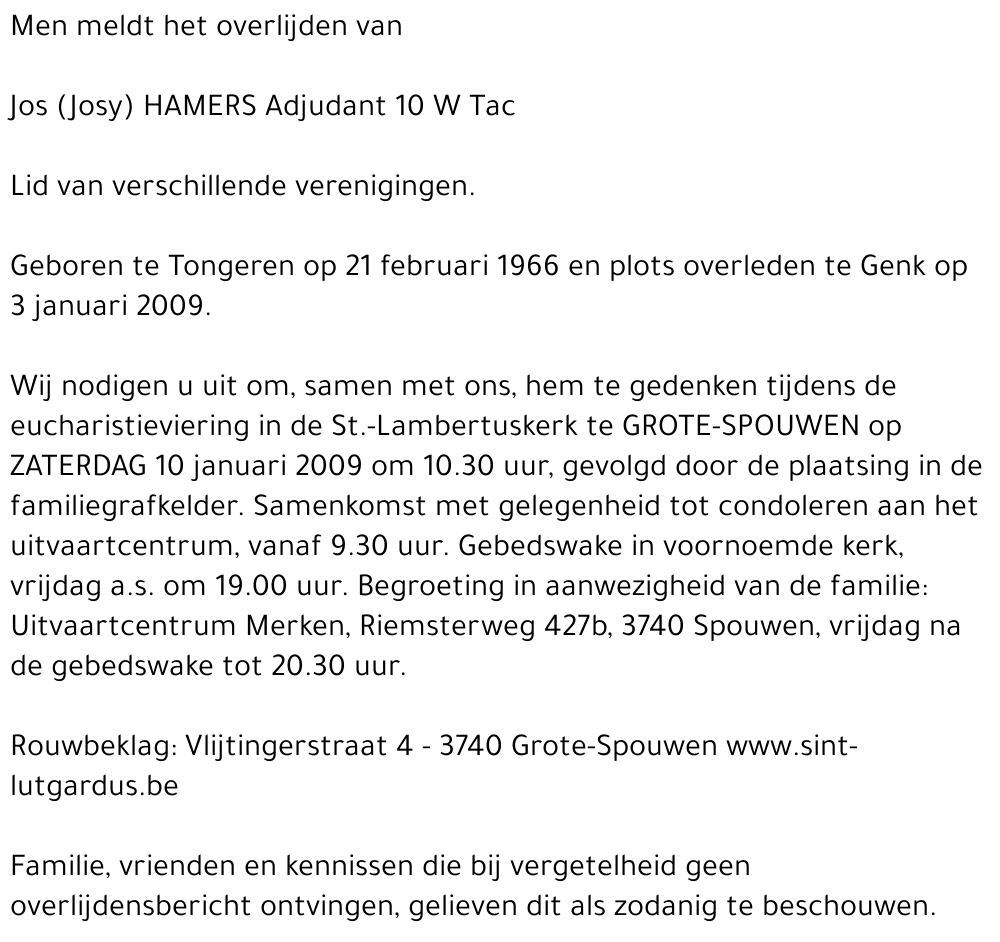 Jos (Josy) Hamers