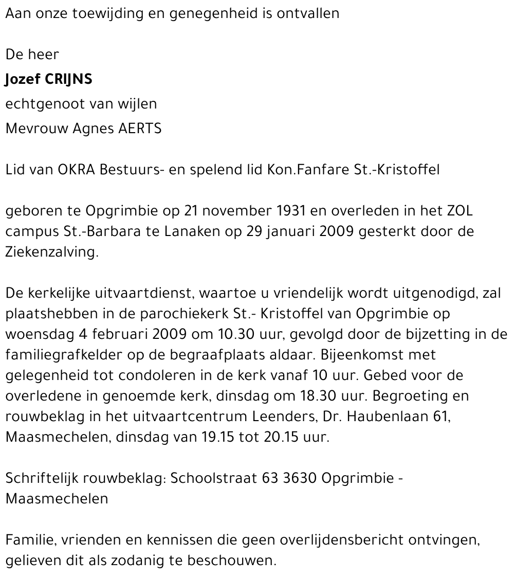 Jozef Crijns