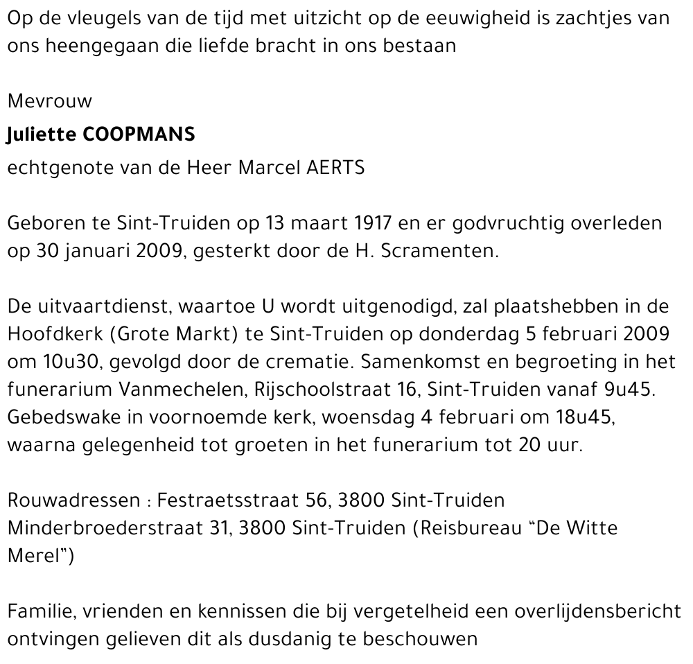 JulieTTE Coopmans