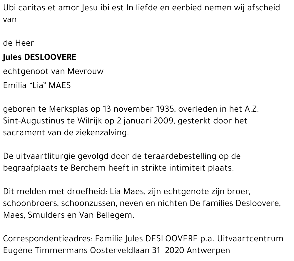 Julius Desloovere