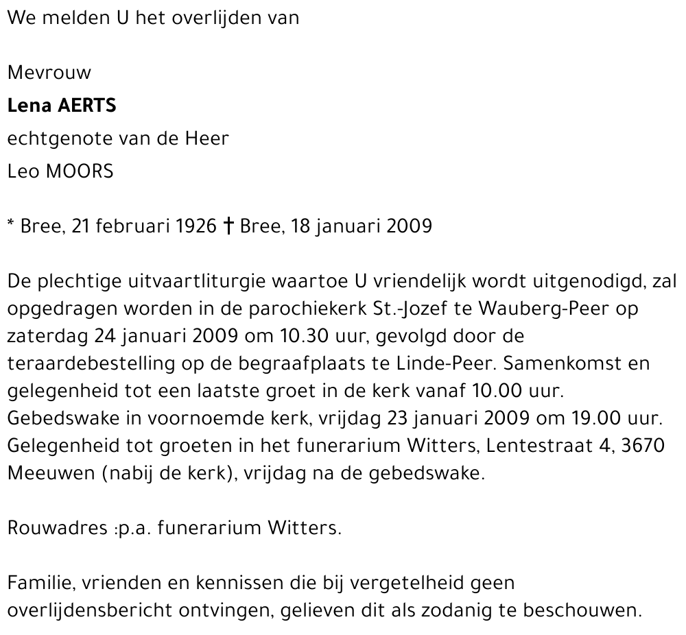 Lena Aerts
