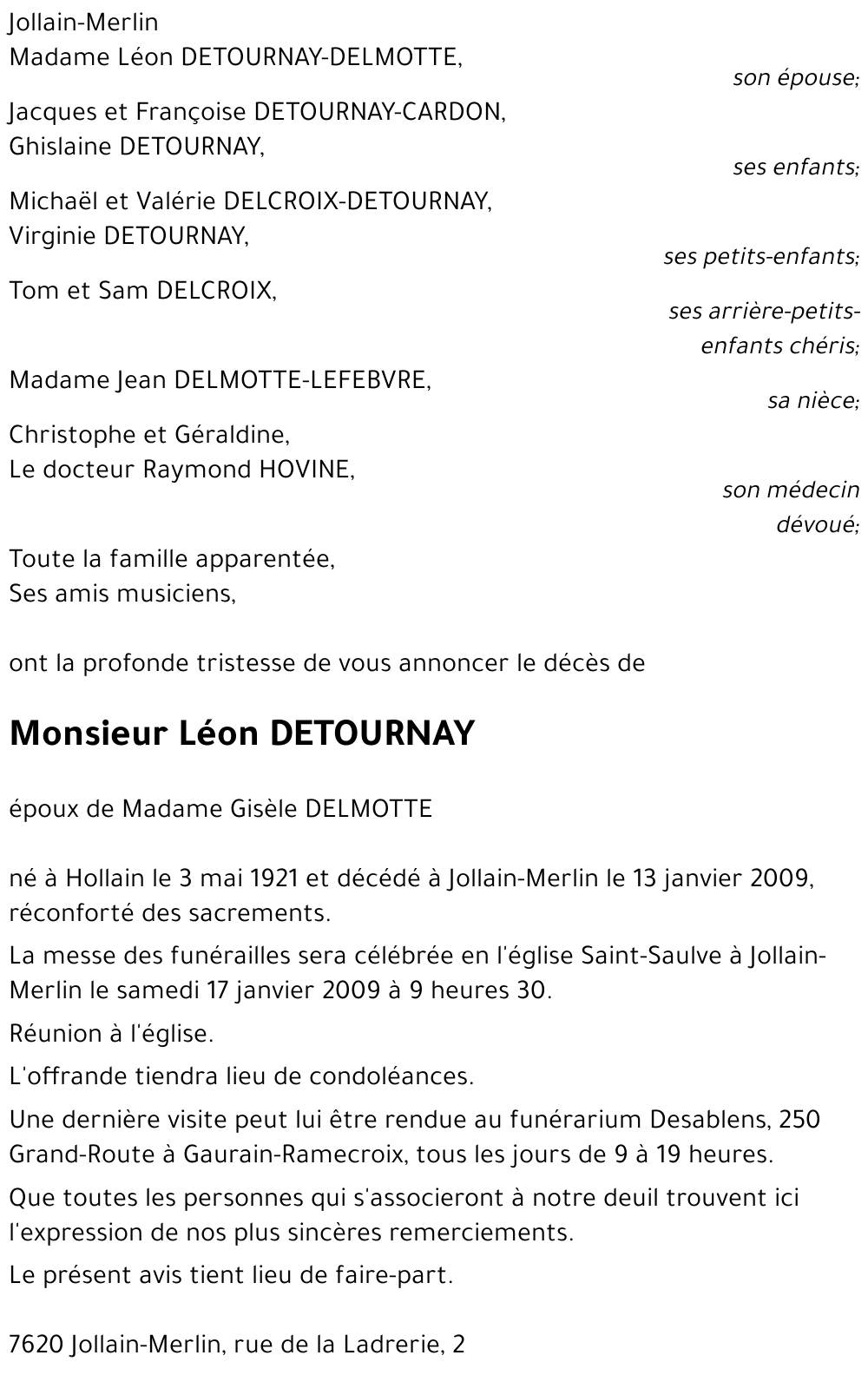 Léon DETOURNAY