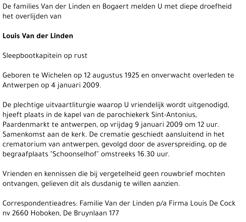 Louis Van der Linden