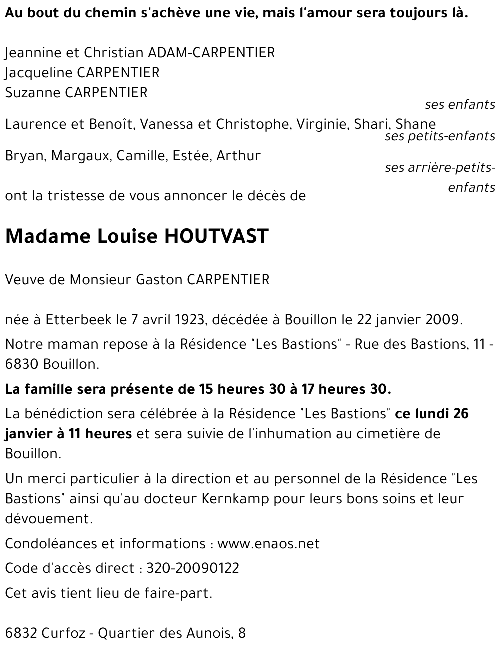 Louise HOUTVAST