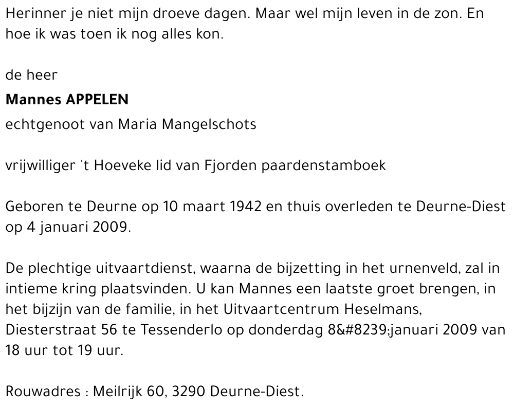Mannes Appelen