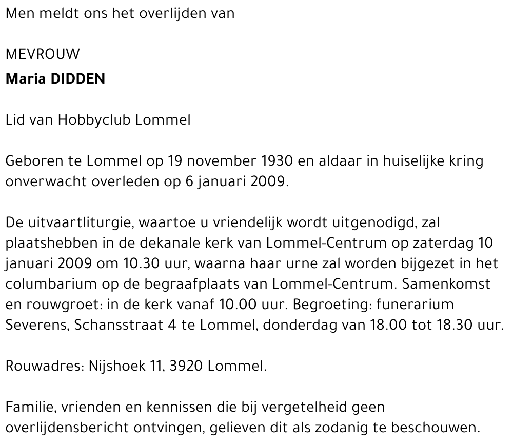 Maria Didden