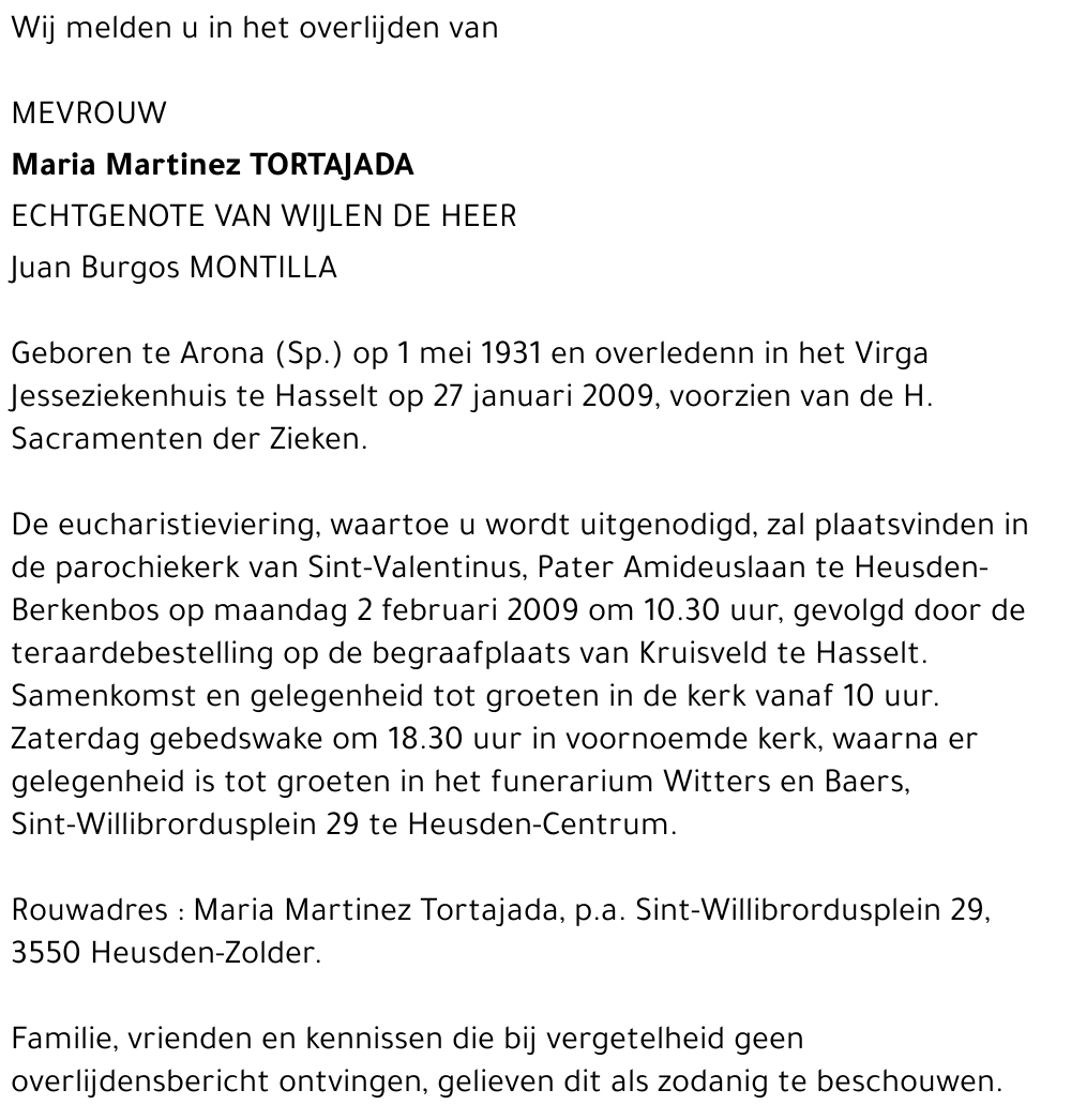 Maria Martinez Tortajada