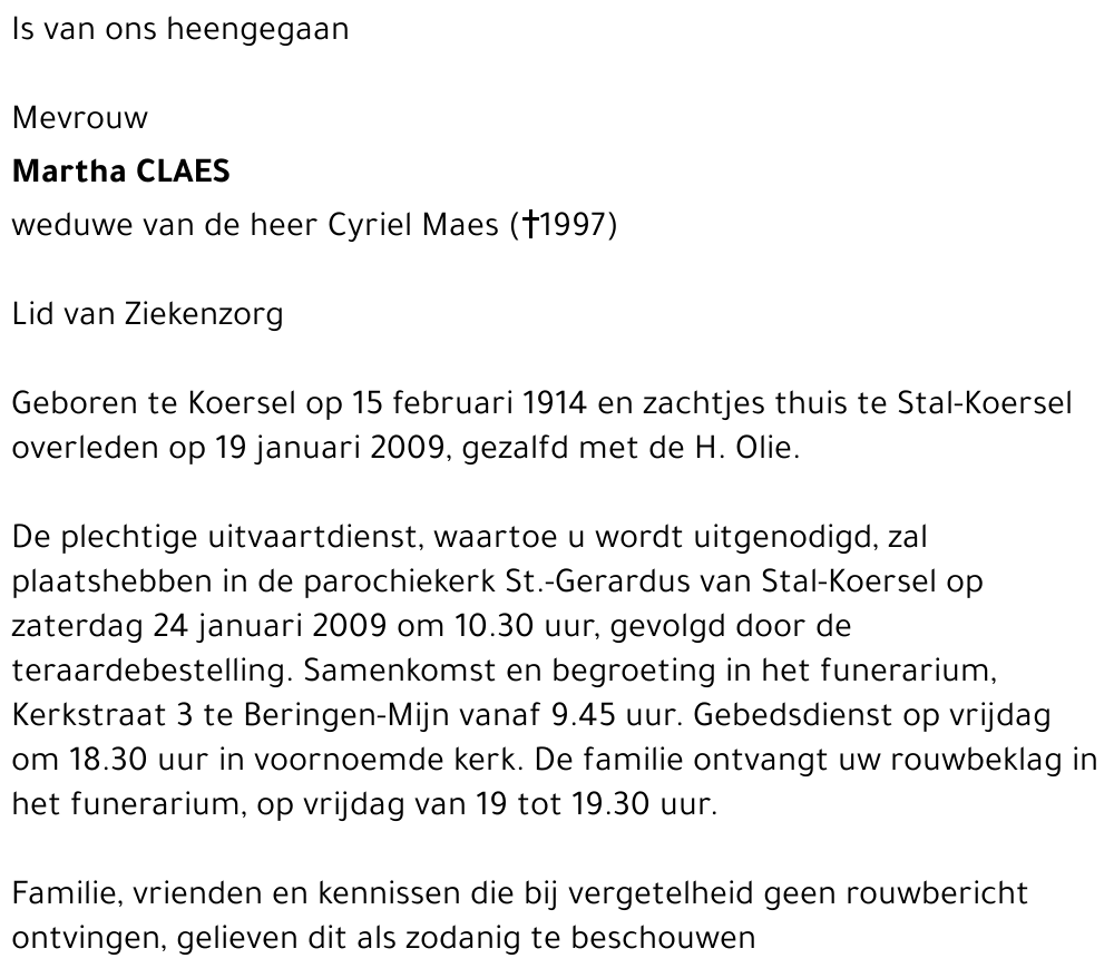 Martha Claes