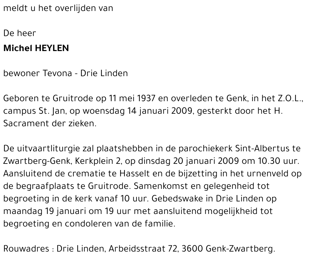 Michel HEYLEN