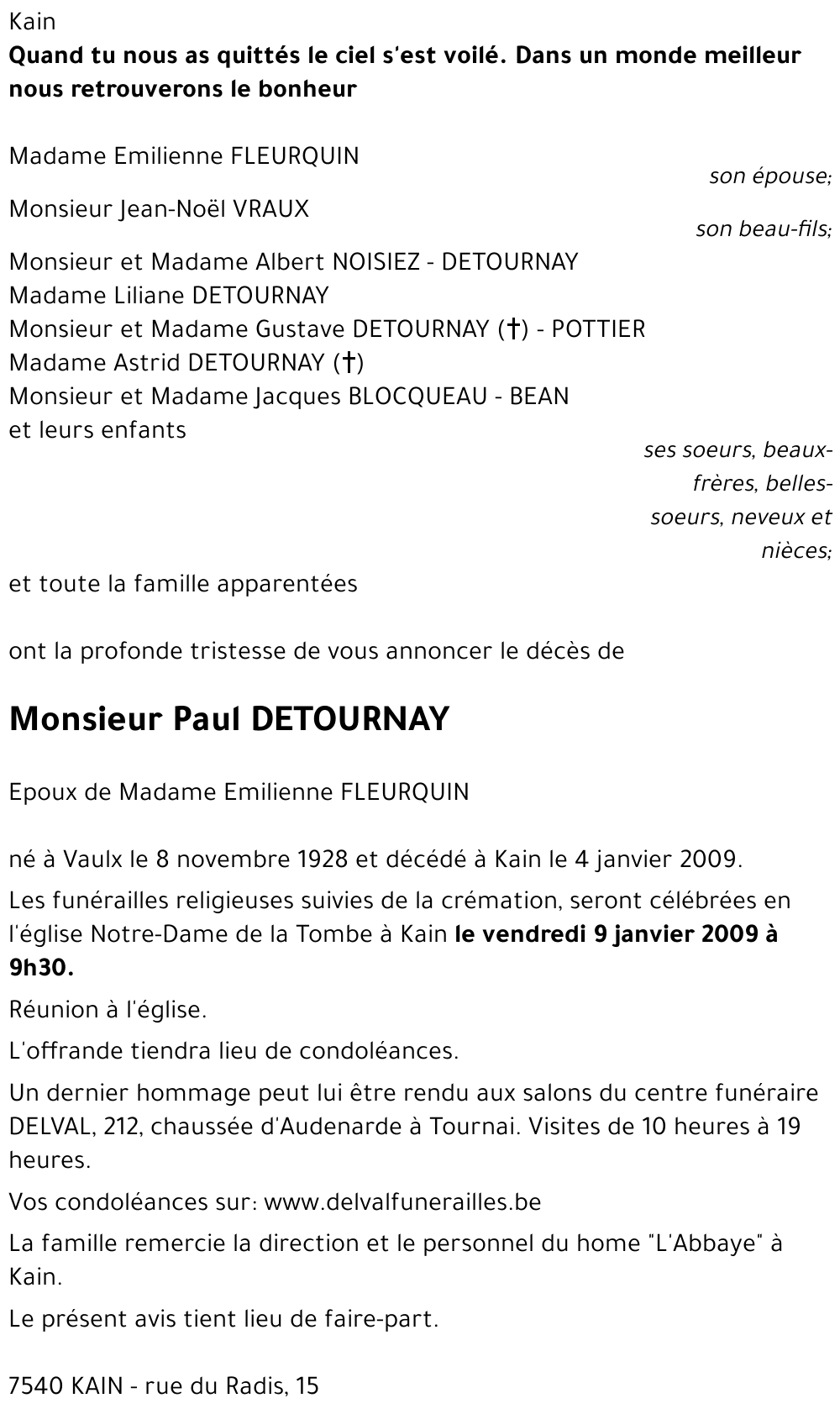 Paul DETOURNAY