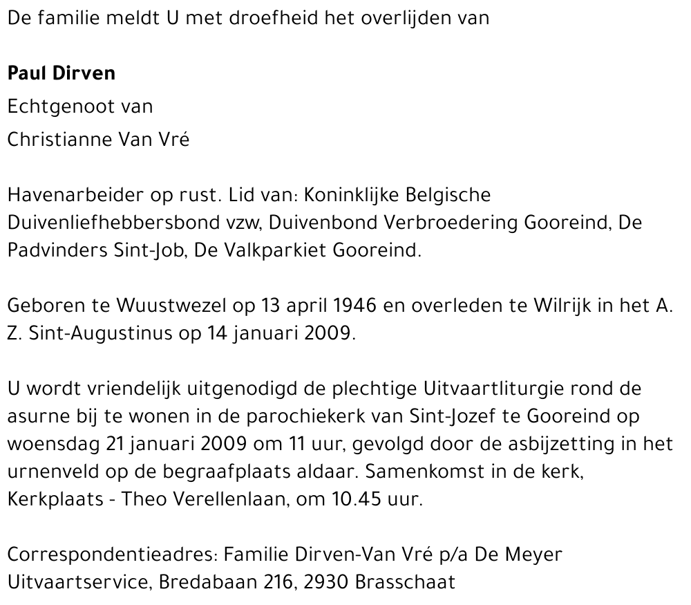 Paul Dirven