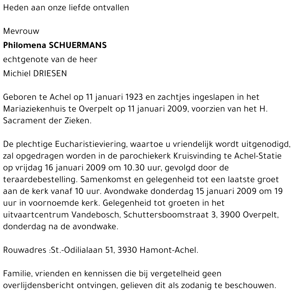 Philomene Schuermans