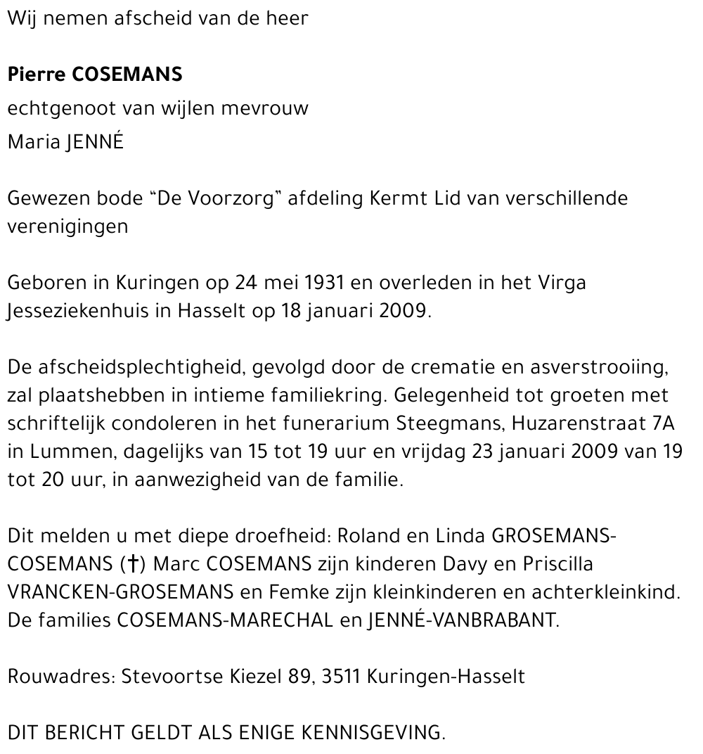 Pierre Cosemans
