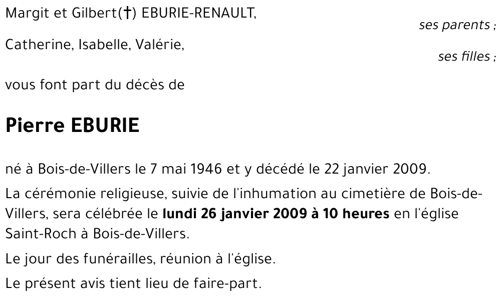 Pierre EBURIE