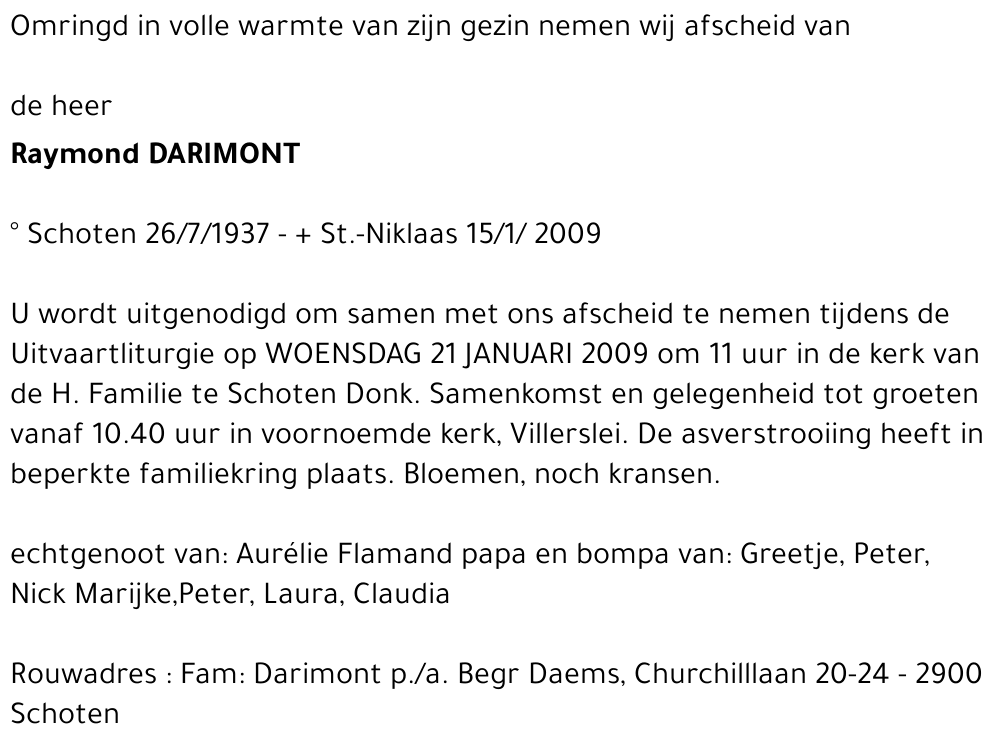 Raymond Darimont