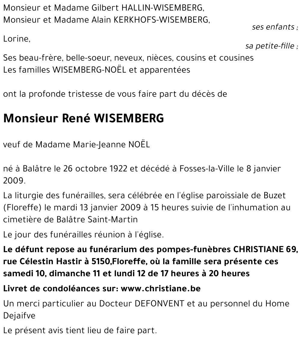 René WISEMBERG