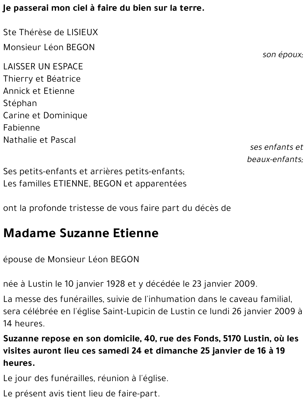 Suzanne Etienne