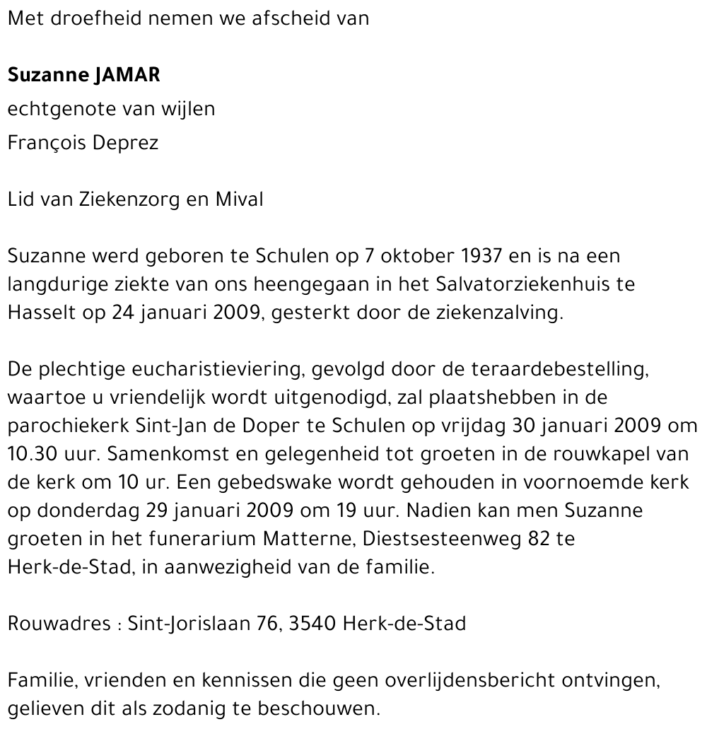 Suzanne Jamar