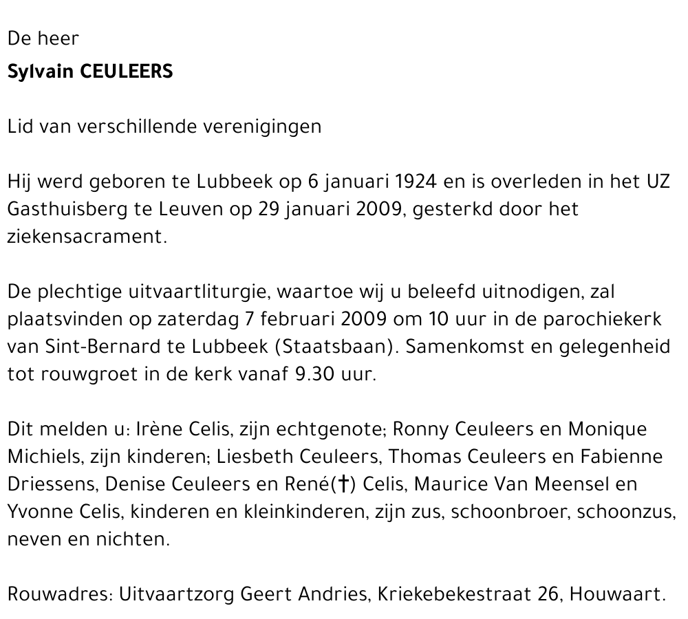 Sylvain Ceuleers