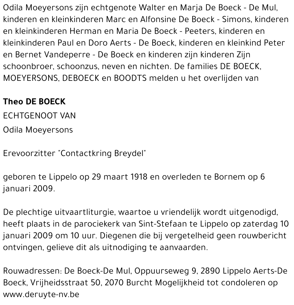 Theo De Boeck
