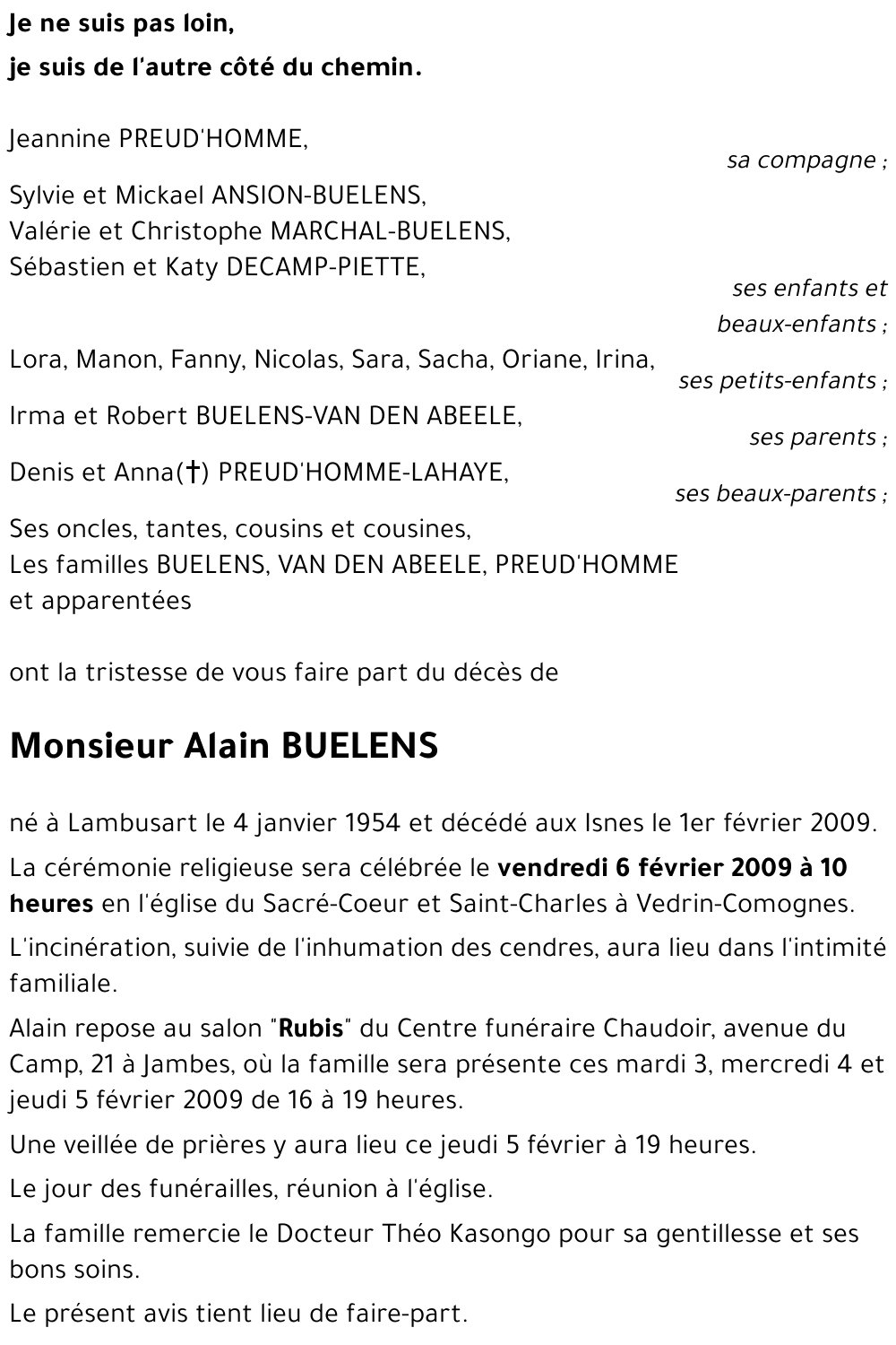 Alain BUELENS