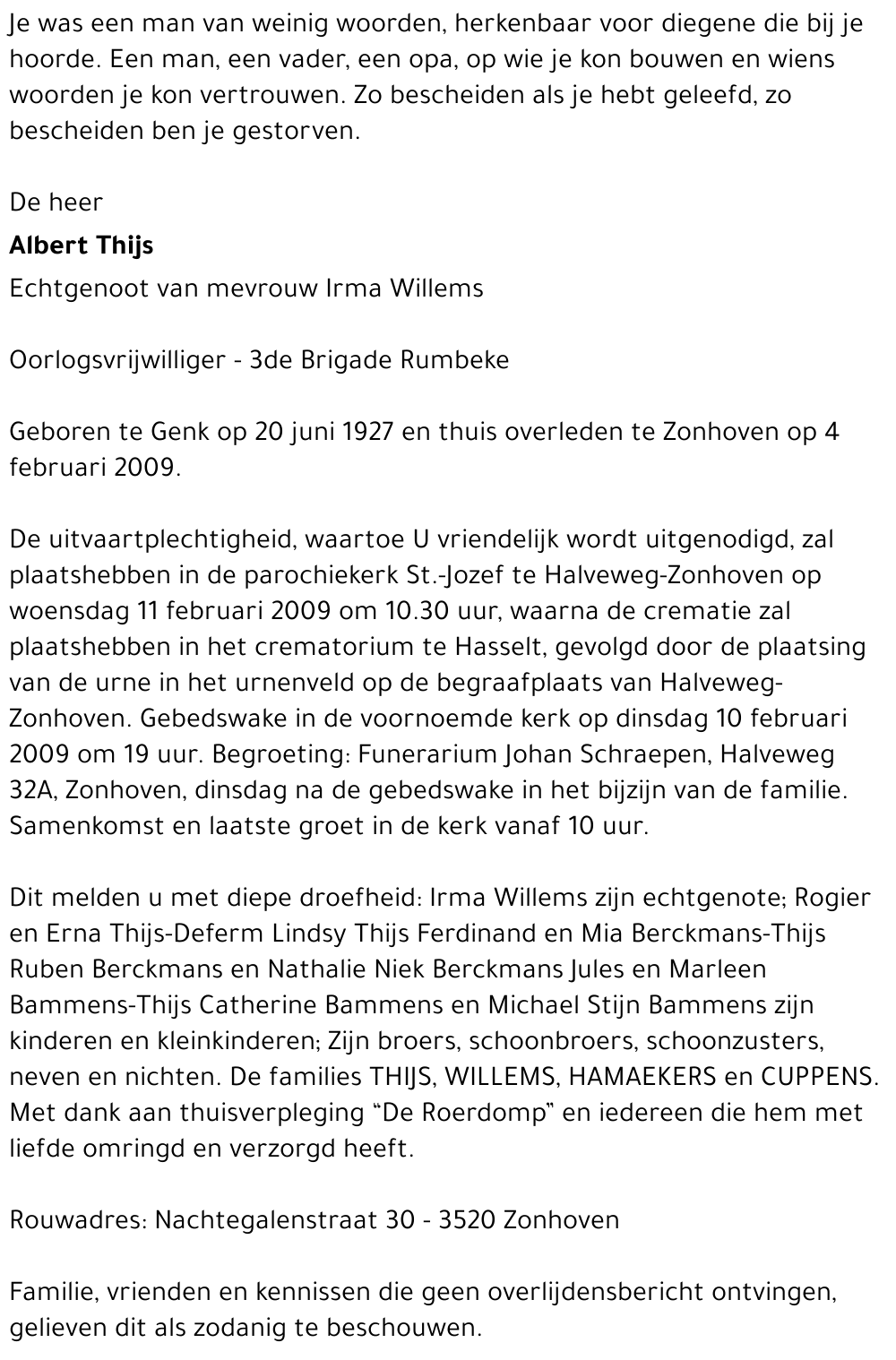 Albert Thijs