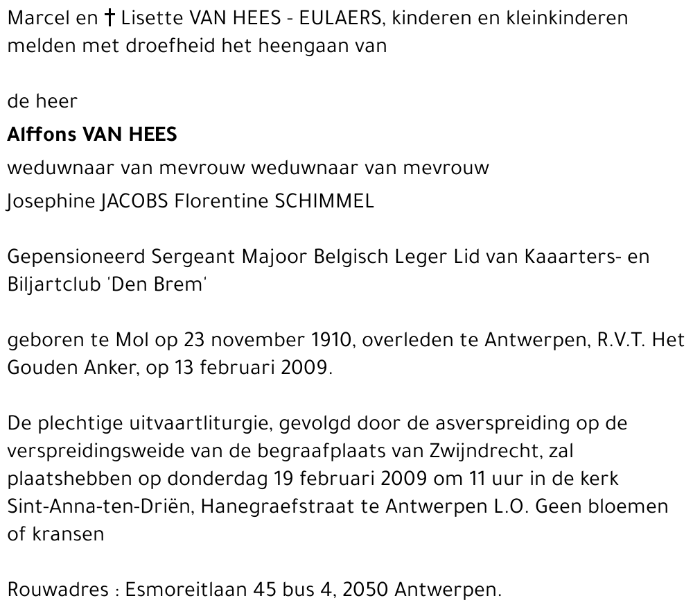 Alfons Van Hees
