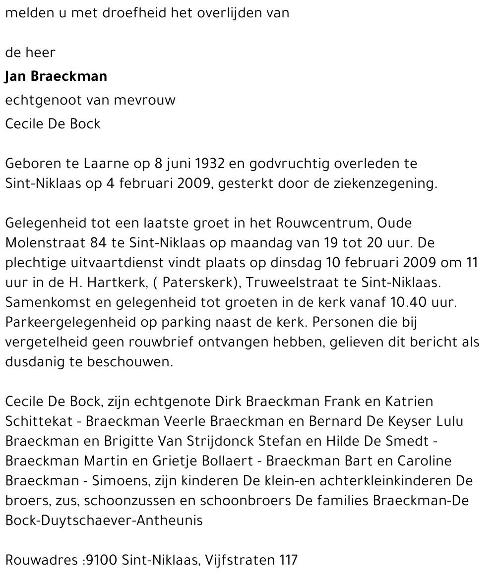 Braeckman Jan