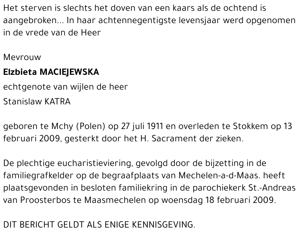 Elzbieta Maciejewska