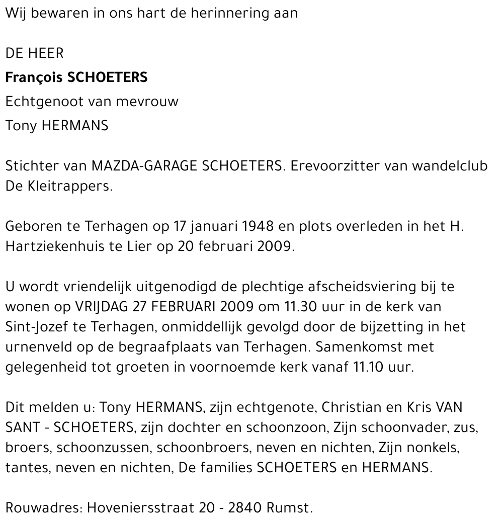 François SCHOETERS