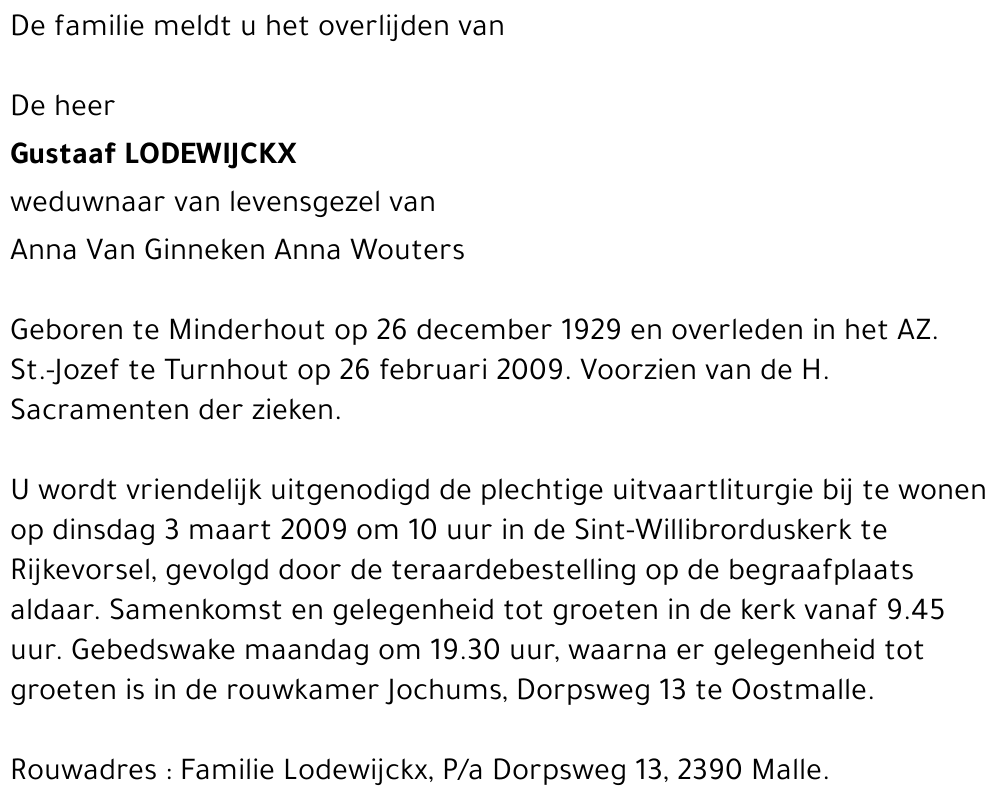 Gustaaf Lodewijckx