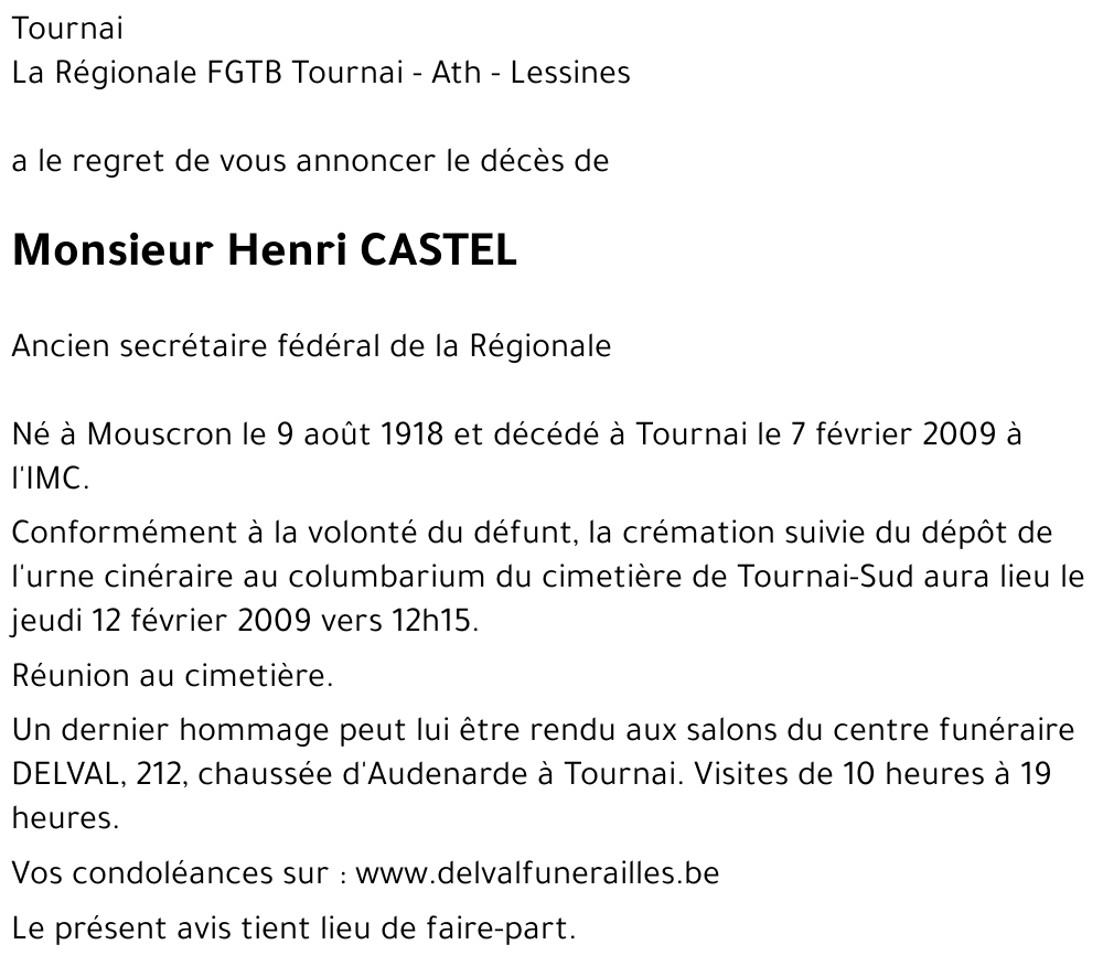 Henri CASTEL