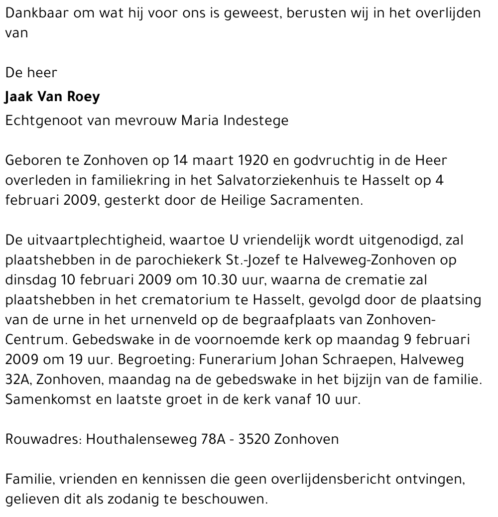 Jaak Van Roey